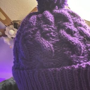 Cable Hand Knit Beanie